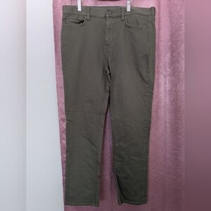 Men's The Traveler Banana Republic Olive Green Jeans Chinos Cotton Comfy Stylish